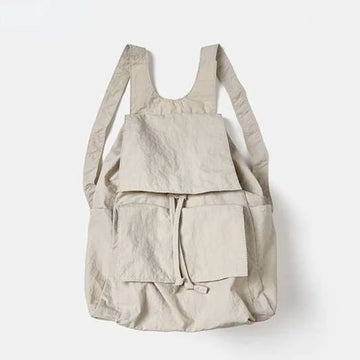 Qfdian Simple Solid Casual All Match Backpacks Women Students Y2k Aesthetic Casual Schoolbags 2025 New Fashion Ins Trendy Bags Japanese